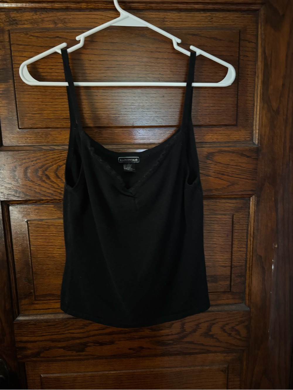 Black Spaghetti Strap